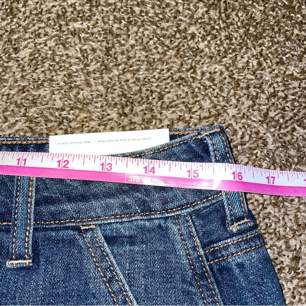 American Eagle  demin mini skirt size 10 - Picture 9 of 10